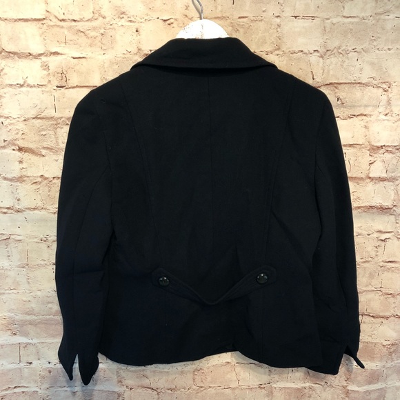 Talbots Two Button Black Short Jacket - Picture 5 of 8